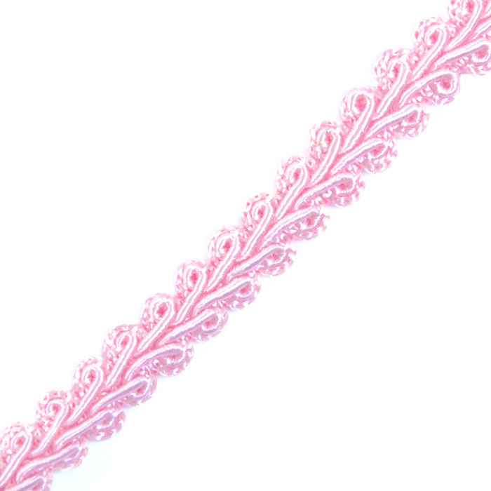 Тесьма отделочная 10 мм ШМ «Шанель» (уп. 18,28 м) №039 розовый