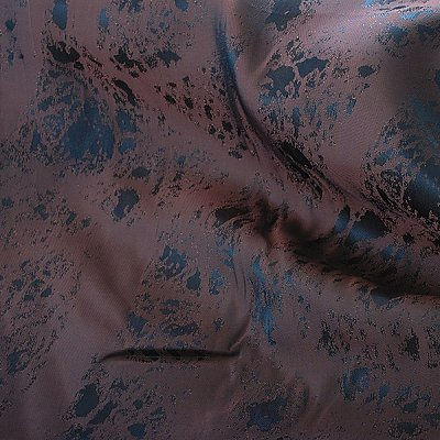Ткань подкладочная вискоза 48% п/э 52%, №064 коричневый (абстракция) в интернет-магазине Швейпрофи.рф