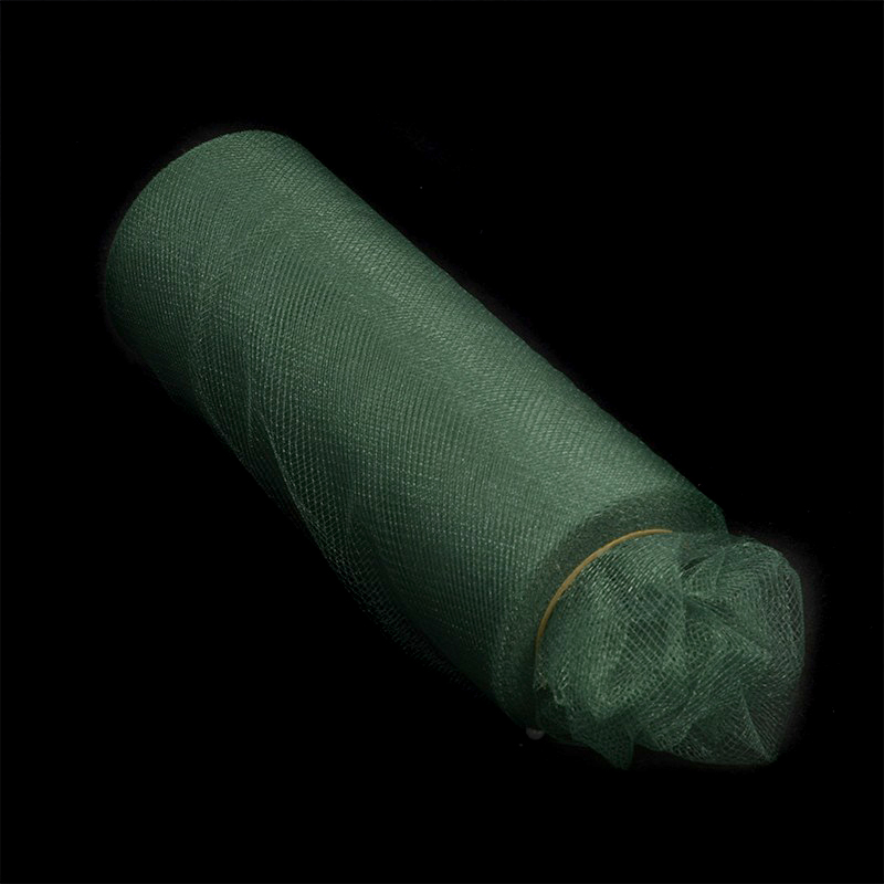 Упак 22. Фатин в шпульках зеленый. Фатин нейлон или полиэстер.
