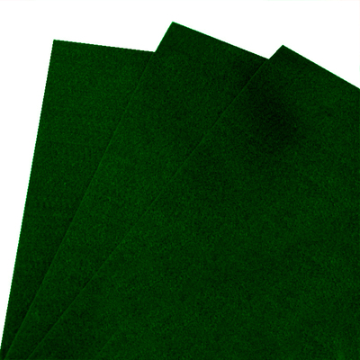 Фетр (однотон.) Soft 1 мм / 20*30 см (уп. 10 шт., цена за 1 шт.)  667 т.-зеленый в интернет-магазине Швейпрофи.рф