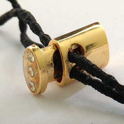 Фиксатор мет. GB-1266 со страз. 10*18 мм 30 золото в интернет-магазине Швейпрофи.рф