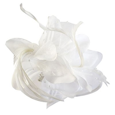 Цветок «Лилия» 6114 брошь-зажим+булавка 14,5 см белый в интернет-магазине Швейпрофи.рф