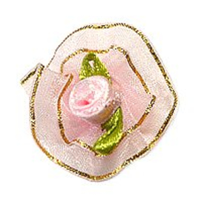 Цветы пришивные 1-203 розовый в интернет-магазине Швейпрофи.рф