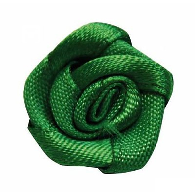 Цветы пришивные К-9081 розочка 1,9 см 579 зеленый в интернет-магазине Швейпрофи.рф
