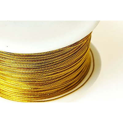 Шнур декор. GC-001M 1 мм (уп. 100 м) золото в интернет-магазине Швейпрофи.рф