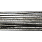 Шнур резиновый 2 мм  серебро рул.100 м