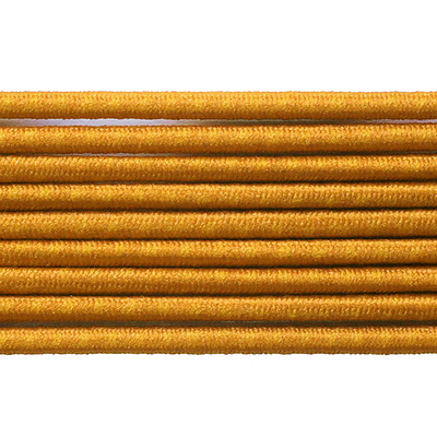 Шнур резиновый (шляпная резинка)  2.5 мм Тур. №112 жёлтый  рул. 100 м в интернет-магазине Швейпрофи.рф