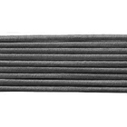 Шнур резиновый (шляпная резинка)  2.5 мм Тур. №310 св.серый  рул. 100 м