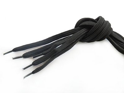 Шнурки Т3/4 110 см чёрн.