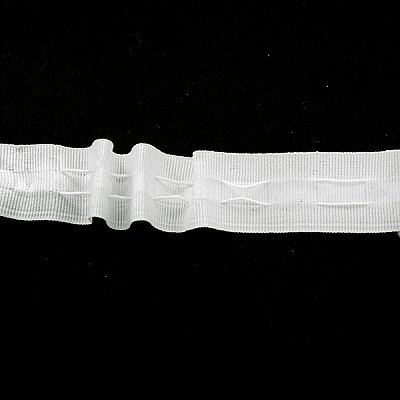 Шторная лента  25 мм С18 (уп. 100 м) бел.