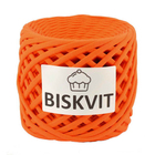Пряжа Бисквит (Biskvit) (ленточная пряжа) мандарин