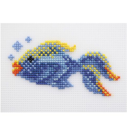 Набор для вышивания HP Kids П-0006 «Рыбка» 11,5*6см