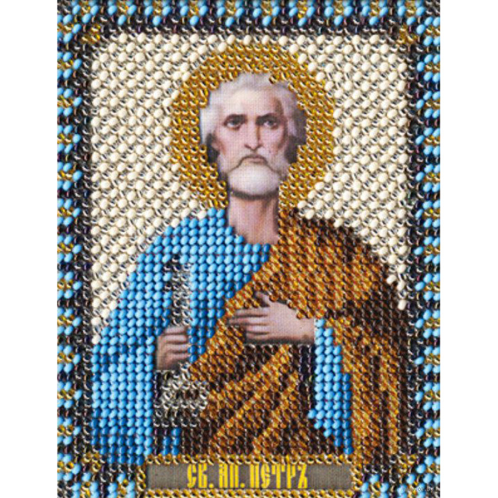 Набор для вышивания бисером Panna ЦМ-1399 «Св. Первоверховный Апостол Петр» 8,5*10,5 см