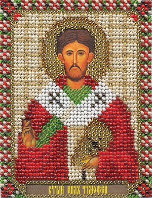 Набор для вышивания бисером Panna ЦМ-1410 «Св. Апостол Тимофей» 8,5*10,5 см