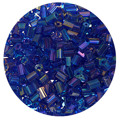 Бисер Тайвань рубка (уп. 10 г) 1168 синий радужный в интернет-магазине Швейпрофи.рф