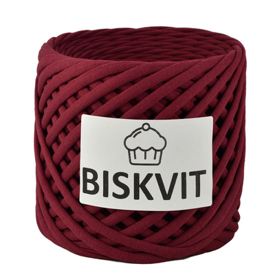 Пряжа Бисквит (Biskvit) (ленточная пряжа) вино в интернет-магазине Швейпрофи.рф