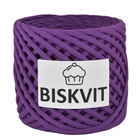 Пряжа Бисквит (Biskvit) (ленточная пряжа) виноград