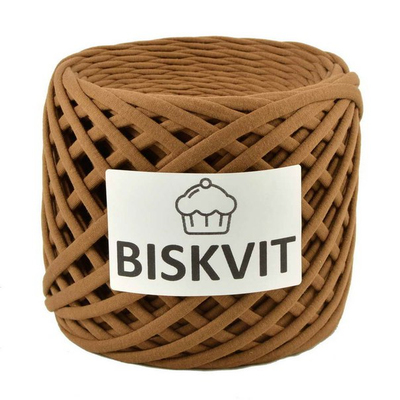 Пряжа Бисквит (Biskvit) (ленточная пряжа) корица в интернет-магазине Швейпрофи.рф