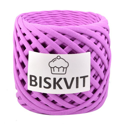 Пряжа Бисквит (Biskvit) (ленточная пряжа) маджента в интернет-магазине Швейпрофи.рф