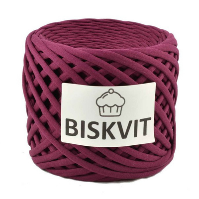 Пряжа Бисквит (Biskvit) (ленточная пряжа) марсала в интернет-магазине Швейпрофи.рф