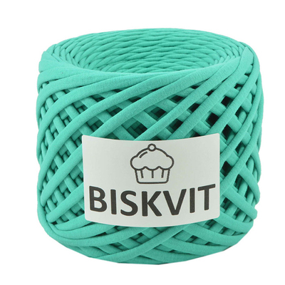 Пряжа Бисквит (Biskvit) (ленточная пряжа) ментол в интернет-магазине Швейпрофи.рф