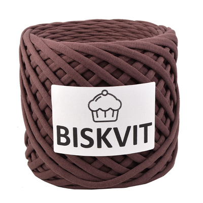 Пряжа Бисквит (Biskvit) (ленточная пряжа) орех в интернет-магазине Швейпрофи.рф