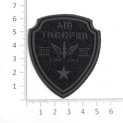 Нашивка B17X176 шеврон «AIR Trooper» 5,7*6,7 см уп. 2 шт. 552927 чёрный в интернет-магазине Швейпрофи.рф