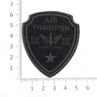 Нашивка B17X176 шеврон «AIR Trooper» 5,7*6,7 см уп. 2 шт. 552927 чёрный