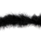 Боа-пух (20 г) 2 м  002 чёрный