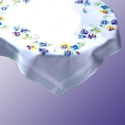Набор для вышивания VERVACO 0145232-PN Скатерть «Анютины глазки» 80*80 см в интернет-магазине Швейпрофи.рф
