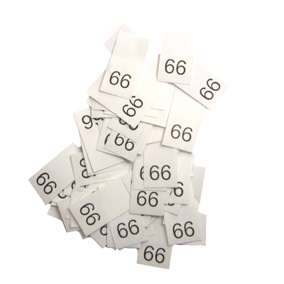 Размерники в пакетике (уп. 1000 шт.) №66 белый в интернет-магазине Швейпрофи.рф