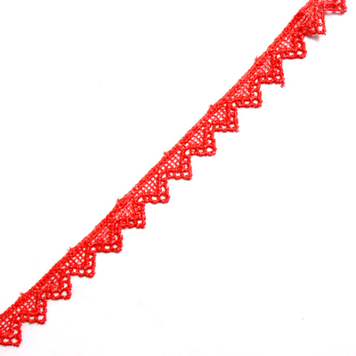 Кружево гипюр  15 мм Р2 (уп.13,71м) красный в интернет-магазине Швейпрофи.рф
