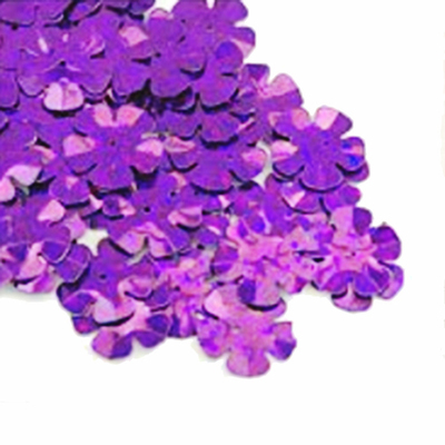 Пайетки «фигурки» Колибри цвет. крупн. (уп. 10 г) 51 фиолет. голограмма в интернет-магазине Швейпрофи.рф