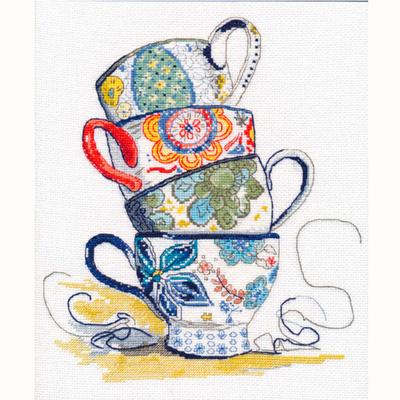 Набор для вышивания Овен №1034 «Чайная коллекция» 21*25 см в интернет-магазине Швейпрофи.рф