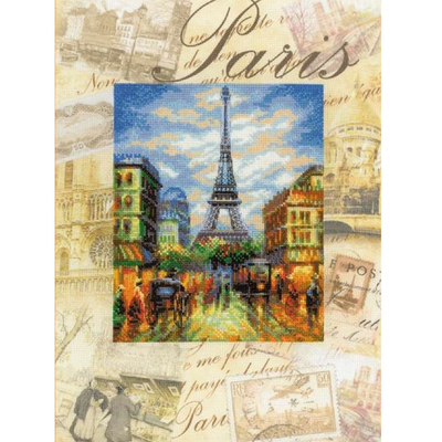Набор для вышивания Риолис РТ-0018 «Города мира. Париж» 30*40 см в интернет-магазине Швейпрофи.рф