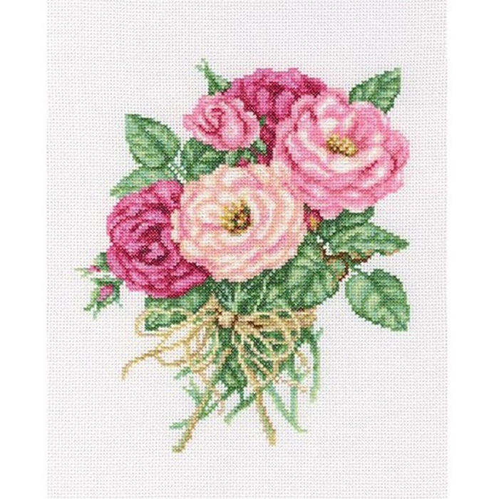 Набор для вышивания РТО M563 « Букетик роз» 19*22 см