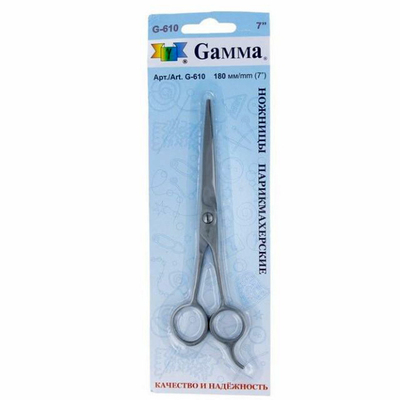 Ножницы Гамма G-610 парикмахерские (180 мм) в интернет-магазине Швейпрофи.рф
