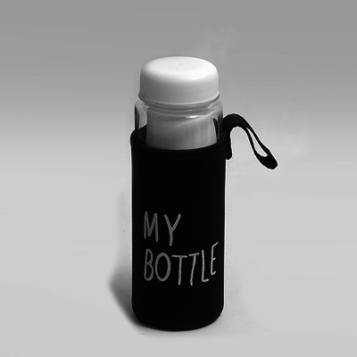 Бутылочка пластиковая «My bottle» в чехле в интернет-магазине Швейпрофи.рф