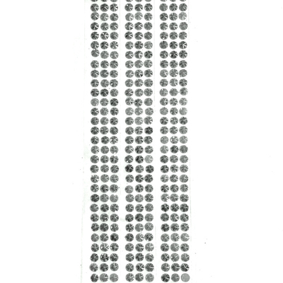 Стразы клеевые на листе 4 мм грани звездочки (уп. 390 шт.) серебро в интернет-магазине Швейпрофи.рф