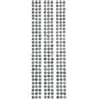 Стразы клеевые на листе 4 мм грани звездочки (уп. 390 шт.) серебро