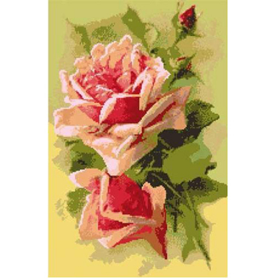 Схема для вышивания ДК-323 А3 «Розовые розы» 30*40 см в интернет-магазине Швейпрофи.рф