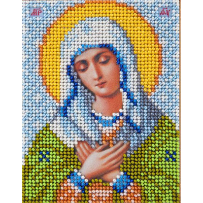 Набор для вышивания бисером Вертоградъ B734 «Пр. Богородица Умиление» 10*13 см в интернет-магазине Швейпрофи.рф
