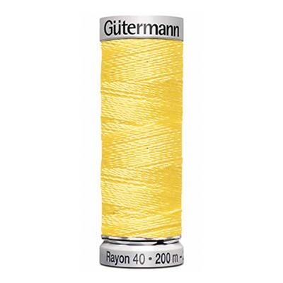 Нитки п/э Гутерман GUTERMAN №40 200 м 852 желтый* в интернет-магазине Швейпрофи.рф