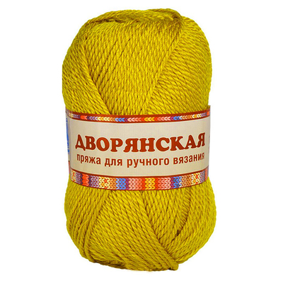 Пряжа Дворянская (Камтекс), 100 г / 160 м,  104 желтый в интернет-магазине Швейпрофи.рф