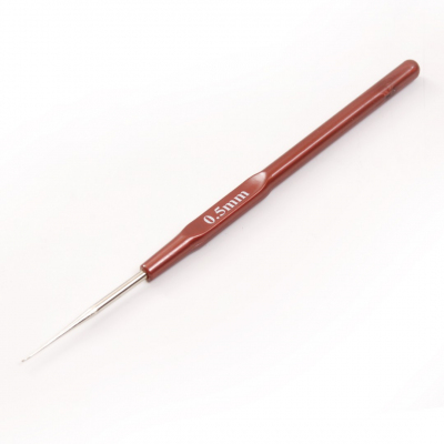 Крючок вязальный HP металл с пластиковой ручкой 14 см 0,5 мм в интернет-магазине Швейпрофи.рф