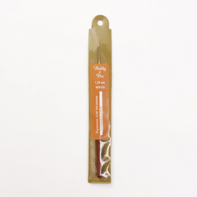 Крючок вязальный HP металл с пластиковой ручкой 14 см 1,25 мм в интернет-магазине Швейпрофи.рф