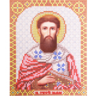 Ткань для вышивания бисером Благовест И-5144  Св.Григорий Палама 13,5*17 см