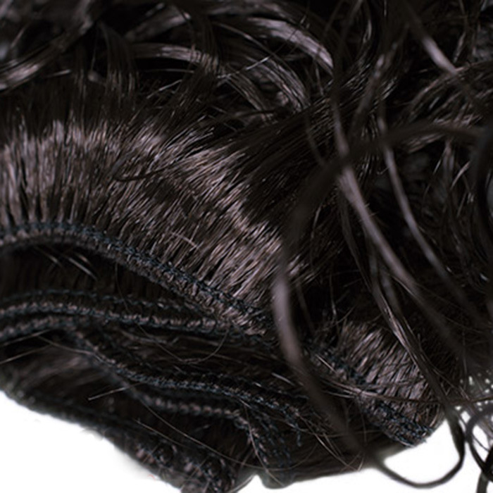 Волосы для кукол (кудри) L47-50 см h25-28 см т.каштановый