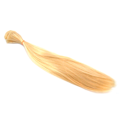 Волосы для кукол (трессы) Прямые L=47-50 см, h=25-28 см золотистый в интернет-магазине Швейпрофи.рф