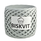 Пряжа Бисквит (Biskvit) (ленточная пряжа) жемчужный ИМ